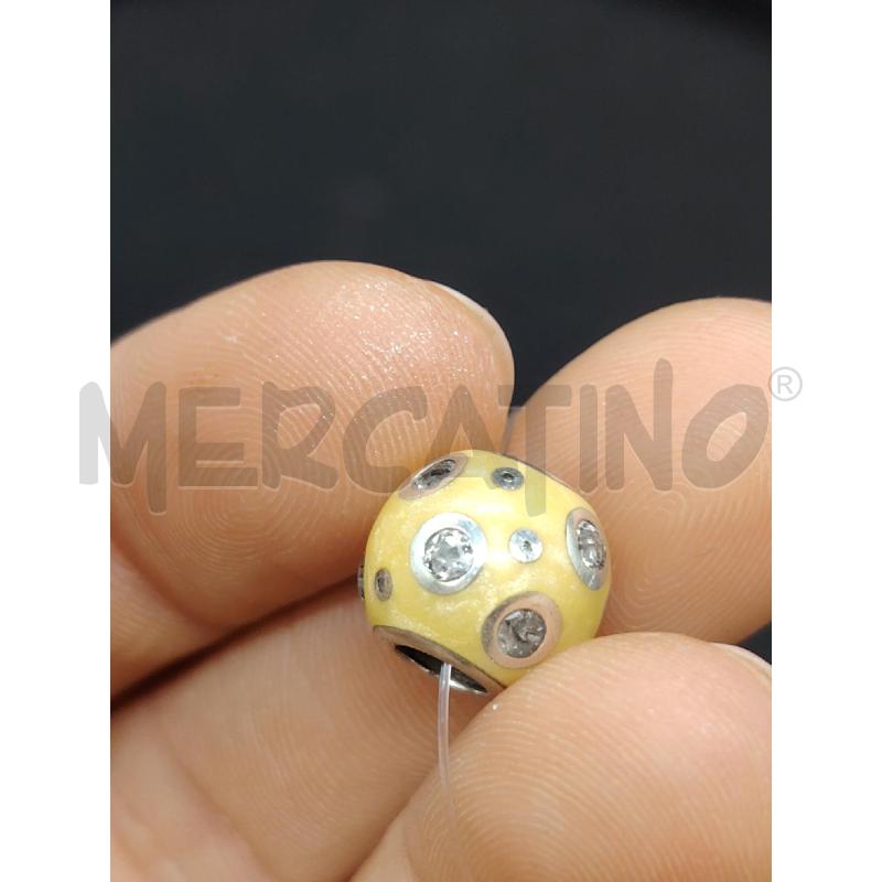 CHARM PANDORA PALLINA BEI STRASS | Mercatino dell'Usato Roma eur 2