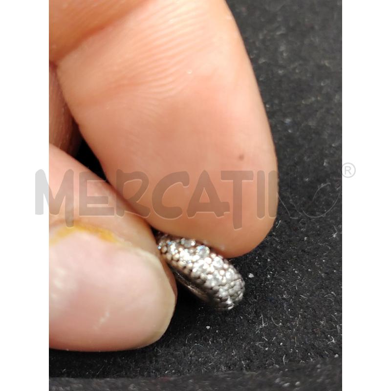 CHARM PANDORA ROTELLA SOTTILE STRASS | Mercatino dell'Usato Roma eur 2