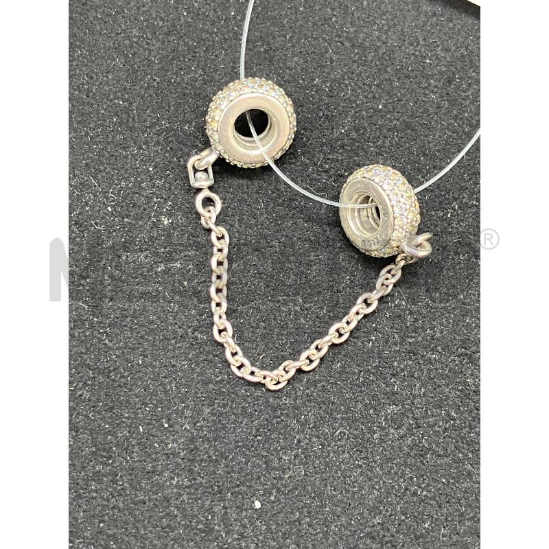 CHARM PANDORA STOP CATENELLA BRILL | Mercatino dell'Usato Roma eur 1