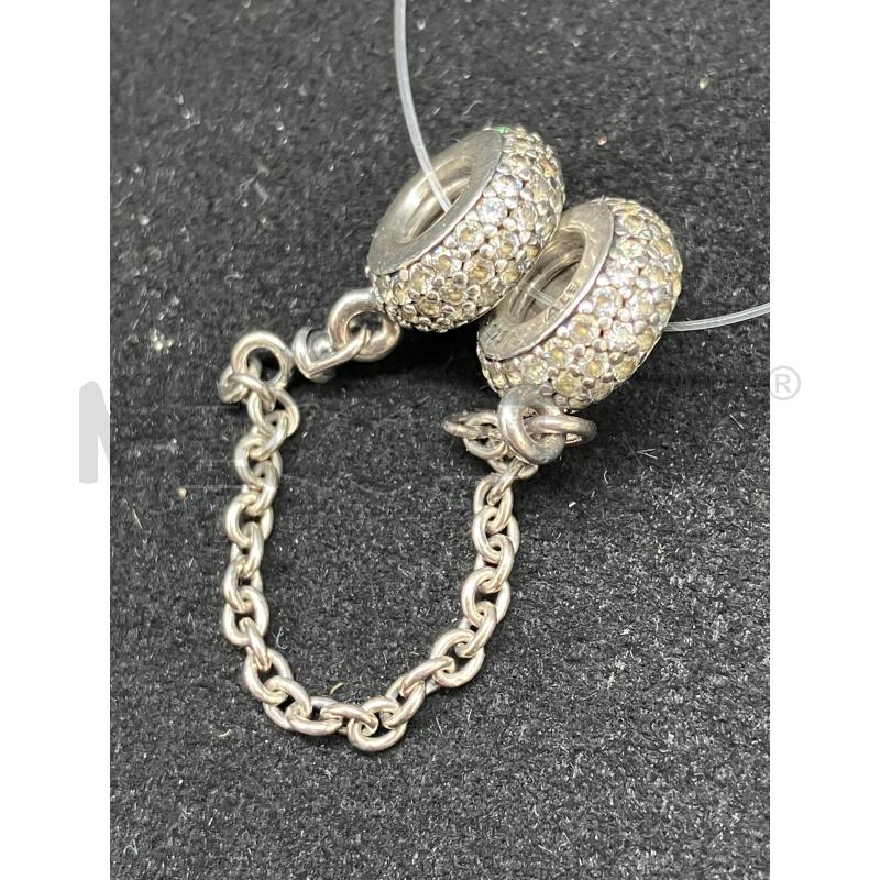 CHARM PANDORA STOP CATENELLA BRILL | Mercatino dell'Usato Roma eur 2