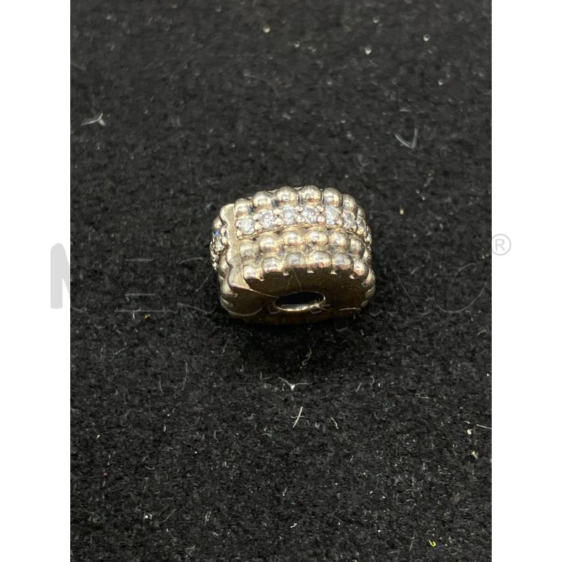 CHARM PANDORA STOP FILO STRASS | Mercatino dell'Usato Roma eur 1