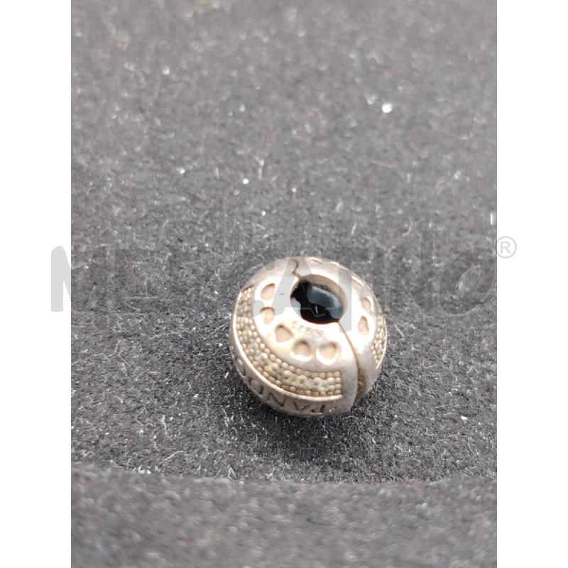 CHARM PANDORA STOP SCRITTA CUORICINI | Mercatino dell'Usato Roma eur 2