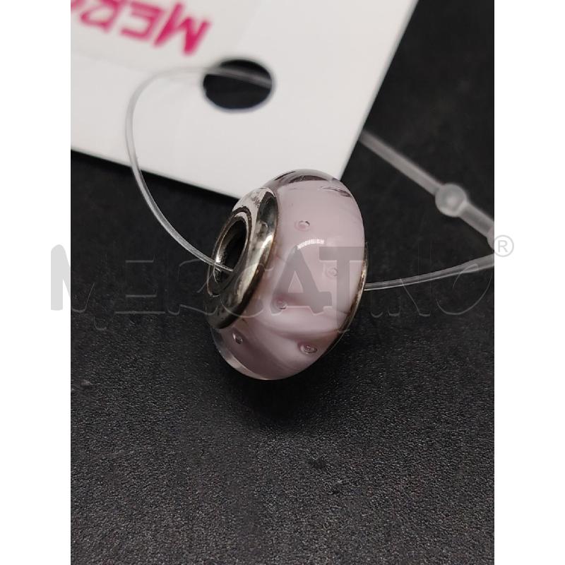 CHARM PANDORA VETRO RS CHIARO  | Mercatino dell'Usato Roma eur 2