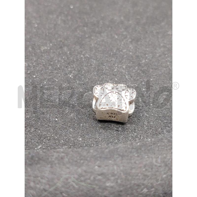 CHARM PANDORA ZAMPA BRILL | Mercatino dell'Usato Roma eur 2