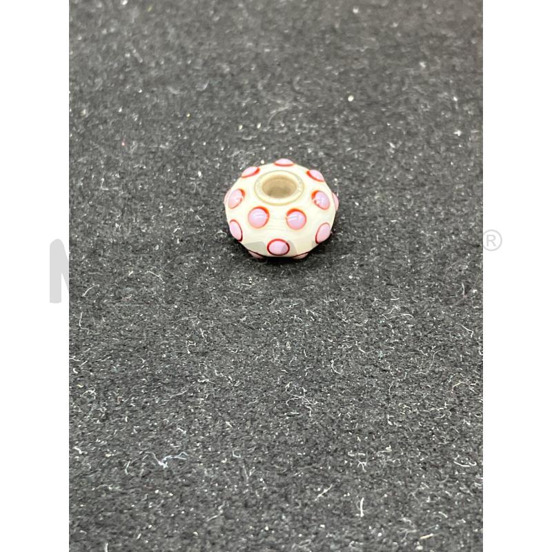CHARM TROLLBEADS X THUN BIANCO PUNTI VIO | Mercatino dell'Usato Roma eur 1