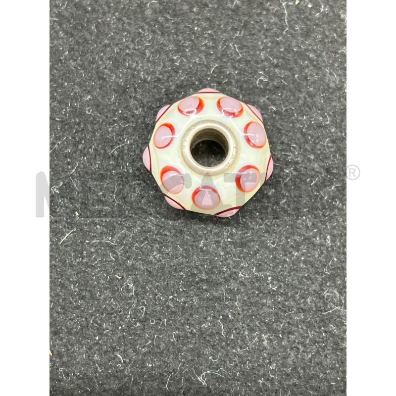 CHARM TROLLBEADS X THUN BIANCO PUNTI VIO | Mercatino dell'Usato Roma eur 2