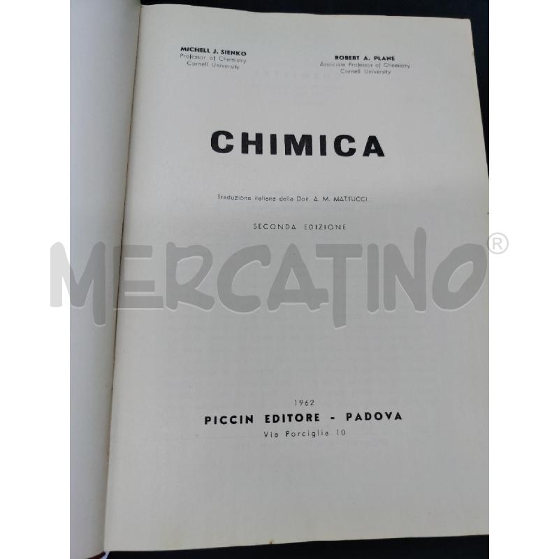 CHIMICA PICCIN EDITORE | Mercatino dell'Usato Roma eur 3