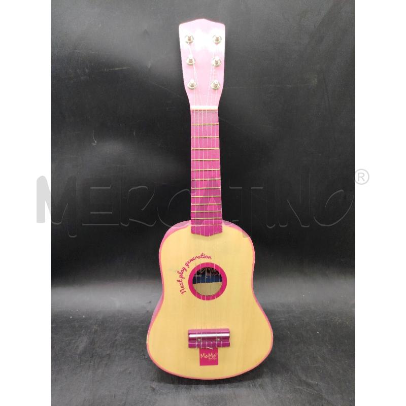 CHITARRA ROSA PER BAMBINI MEME MUSIC | Mercatino dell'Usato Roma eur 1