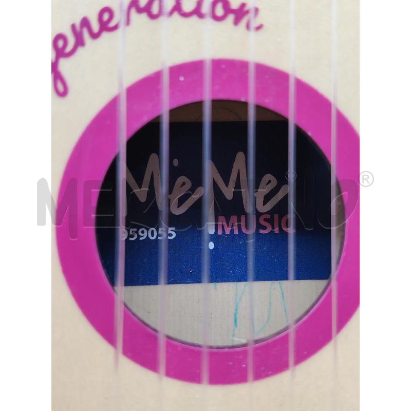 CHITARRA ROSA PER BAMBINI MEME MUSIC | Mercatino dell'Usato Roma eur 2
