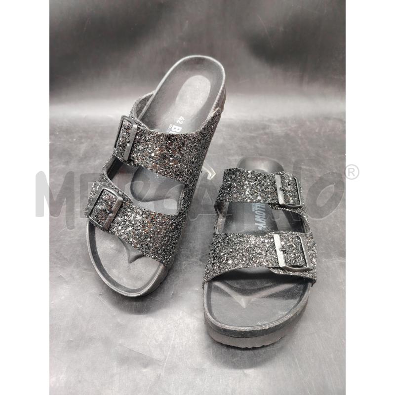 CIABATTE D BILOWY NE STRASS DUE FIBBIE | Mercatino dell'Usato Roma eur 1