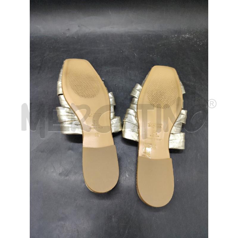 CIABATTE D GET IT DORATE GABBIA | Mercatino dell'Usato Roma eur 3