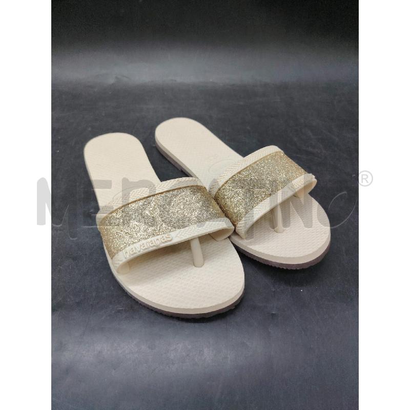 CIABATTE D HAVAIANA BEI FASCIA GLITTER DOR | Mercatino dell'Usato Roma eur 1
