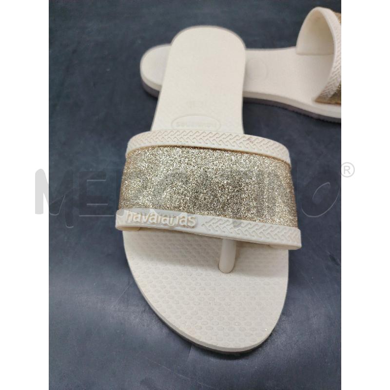 CIABATTE D HAVAIANA BEI FASCIA GLITTER DOR | Mercatino dell'Usato Roma eur 2
