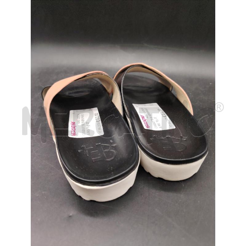 CIABATTE D NERO FASCIA RS | Mercatino dell'Usato Roma eur 2