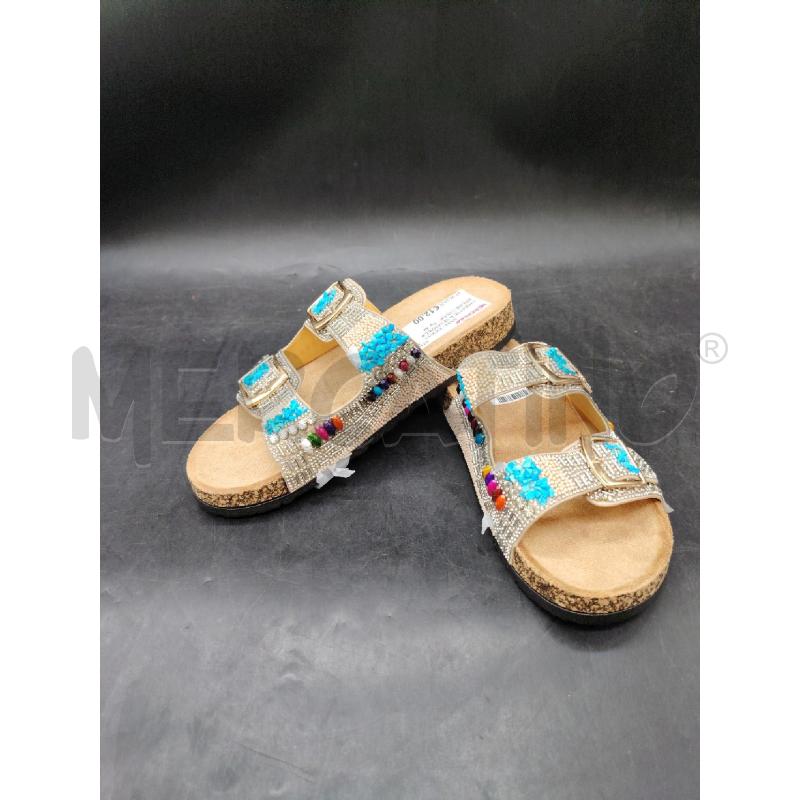 CIABATTE D SESAMALL PERLINE COLOR  | Mercatino dell'Usato Roma eur 1