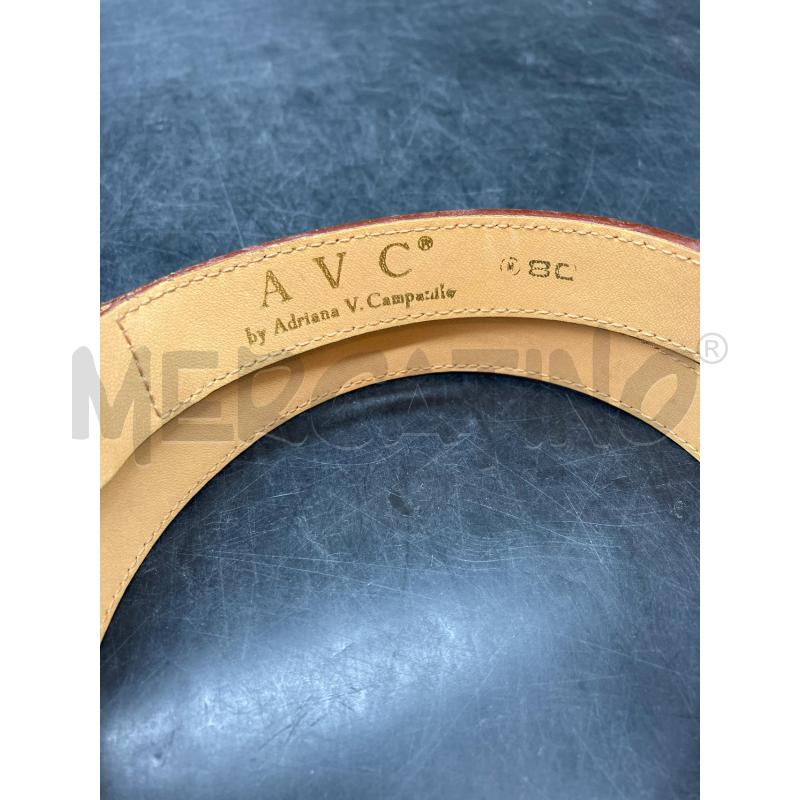 CINTURA ADRIANA CAMPANILE PELLE MARR INS AZZ | Mercatino dell'Usato Roma eur 3