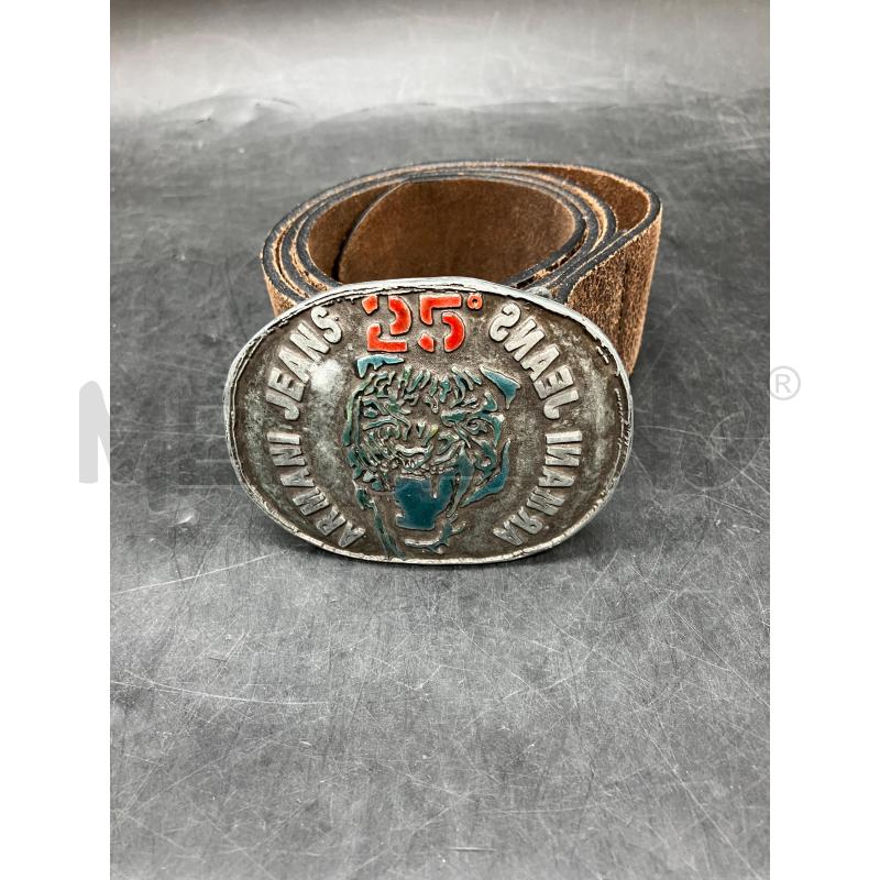 CINTURA ARMANI JEANS MARR EFFETTO ROVINATO FIBBIA 25 | Mercatino dell'Usato Roma eur 1