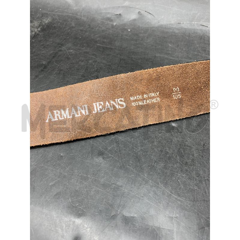 CINTURA ARMANI JEANS MARR EFFETTO ROVINATO FIBBIA 25 | Mercatino dell'Usato Roma eur 3