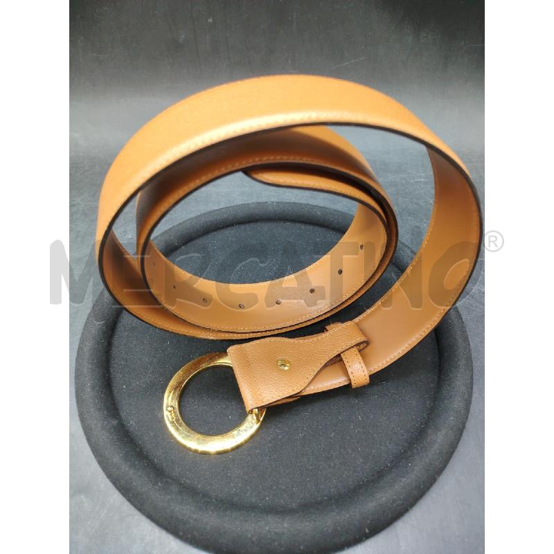 CINTURA BULGARI PELLE MARRONE MARTELLATA FIBBIA DOR | Mercatino dell'Usato Roma eur 3