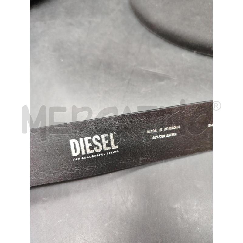 CINTURA DIESEL X08727 NE PELLE FIBBIA ARG | Mercatino dell'Usato Roma eur 3
