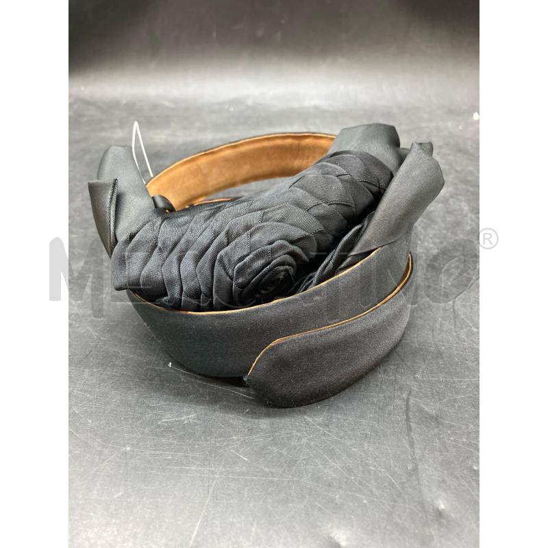 CINTURA D GIORGIO ARMANI NERA FIORE | Mercatino dell'Usato Roma eur 1