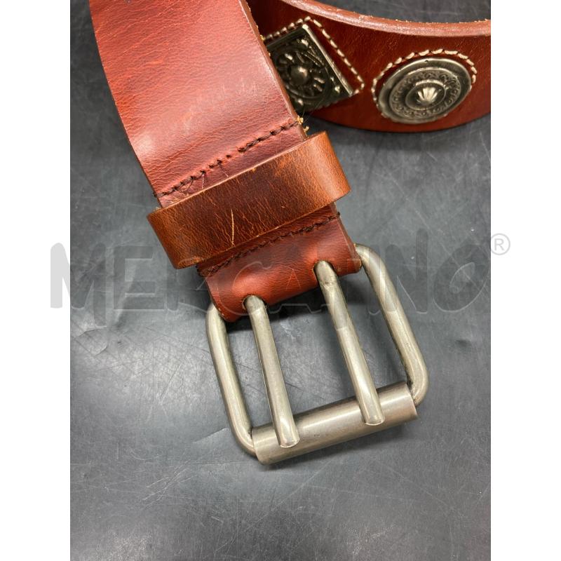 CINTURA D MAX&CO MARR PELLE FORME GEOMETRICHE | Mercatino dell'Usato Roma eur 2