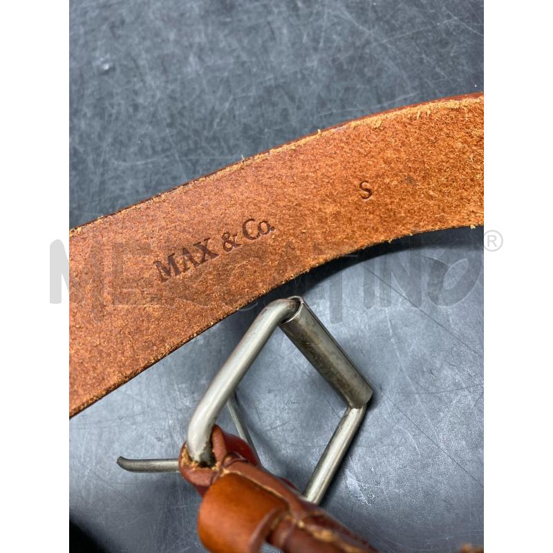 CINTURA D MAX&CO MARR PELLE FORME GEOMETRICHE | Mercatino dell'Usato Roma eur 4