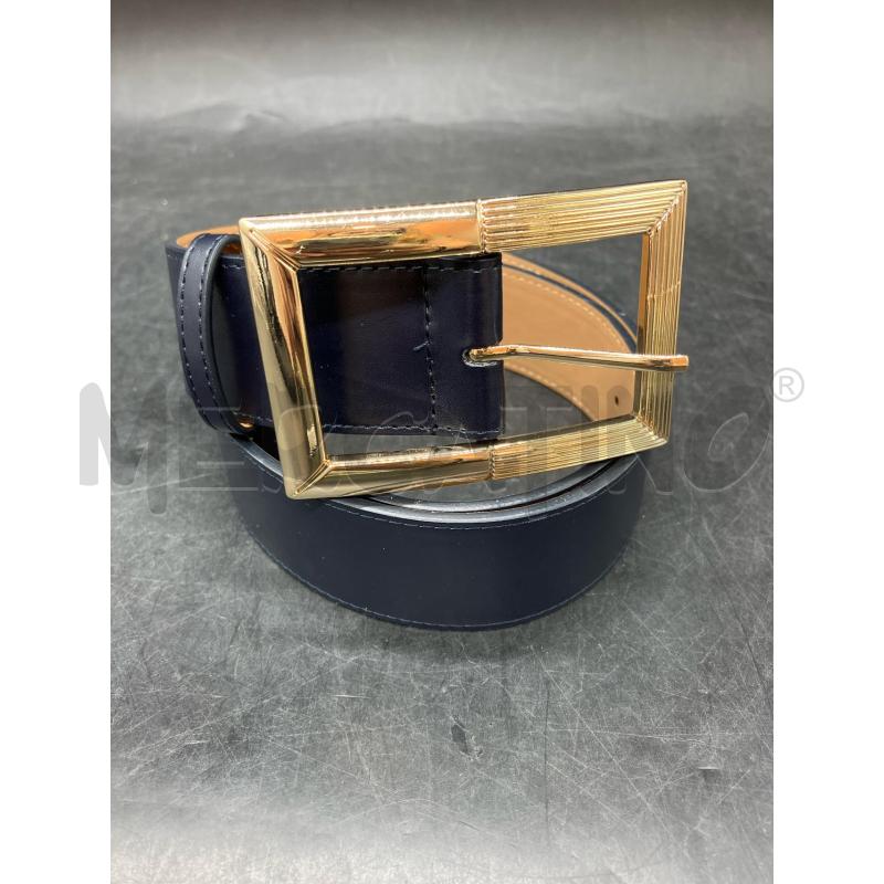 CINTURA ELISABETTA FRANCHI BLU FIBBIA DOR  | Mercatino dell'Usato Roma eur 1