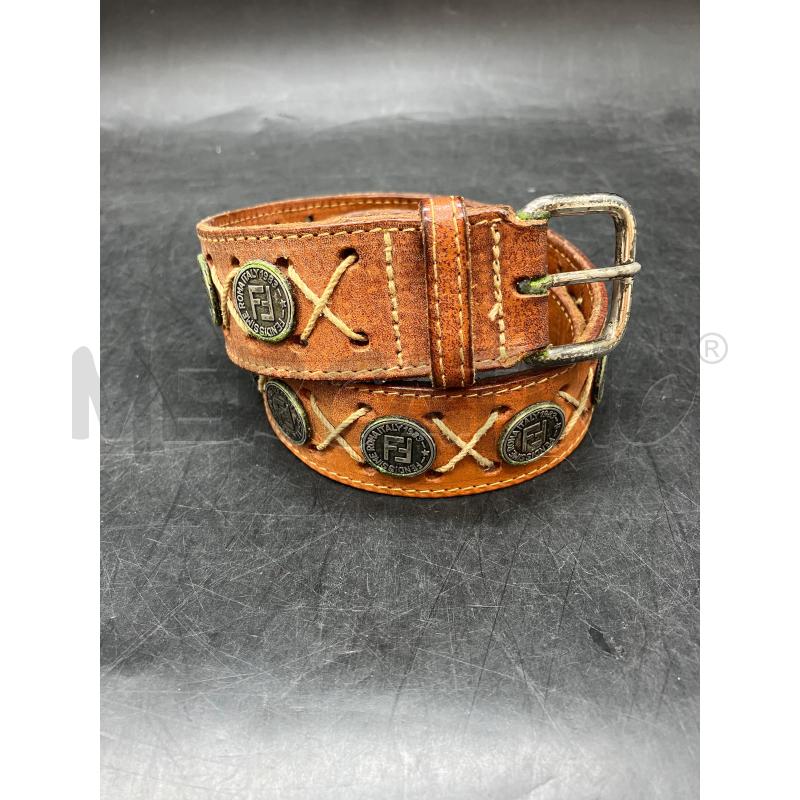CINTURA FENDISSIME ANNI 80 MONETE LOGO FF | Mercatino dell'Usato Roma eur 1