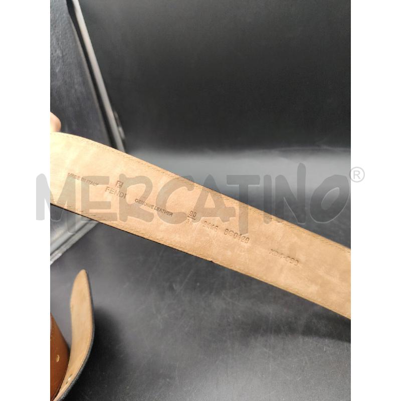 CINTURA FENDI NERA PELLE MONOGRAM XD4-099 | Mercatino dell'Usato Roma eur 3