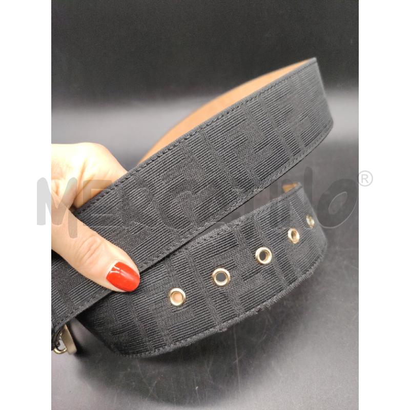 CINTURA FENDI NERA PELLE MONOGRAM XD4-099 | Mercatino dell'Usato Roma eur 4