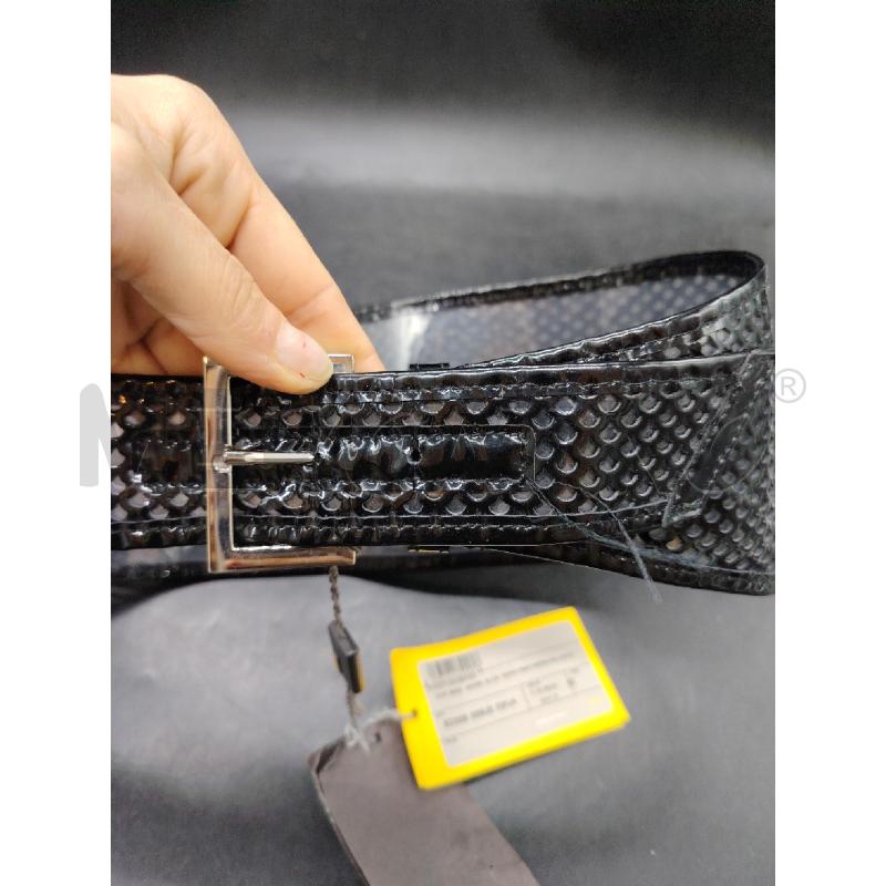CINTURA FENDI NERA VERNICE RETE  | Mercatino dell'Usato Roma eur 5