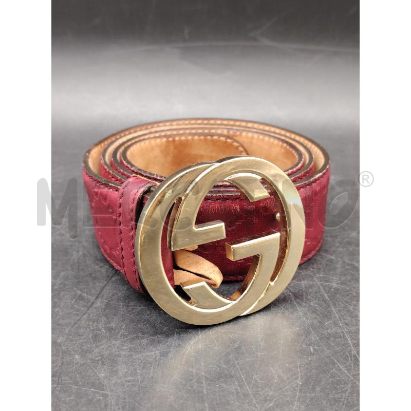 CINTURA GUCCI BORDEUX GG  | Mercatino dell'Usato Roma eur 1