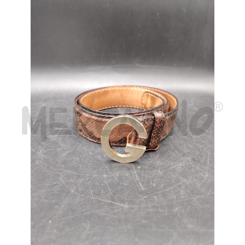 CINTURA GUCCI PITON MARR G DOR  | Mercatino dell'Usato Roma eur 1