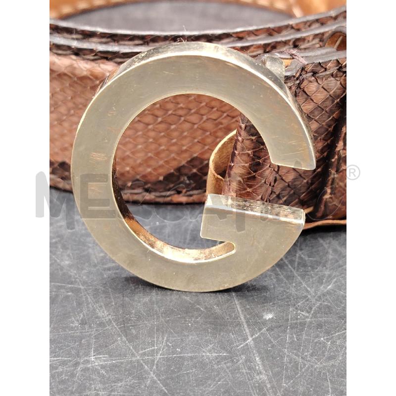 CINTURA GUCCI PITON MARR G DOR  | Mercatino dell'Usato Roma eur 2