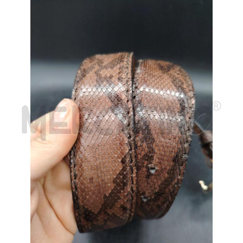 CINTURA GUCCI PITON MARR G DOR  | Mercatino dell'Usato Roma eur 4