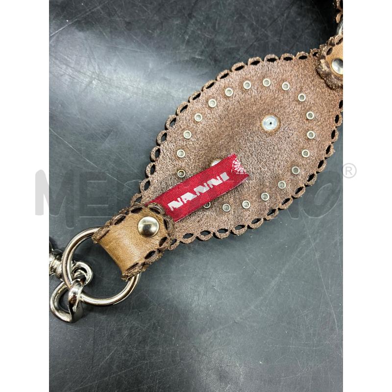 CINTURA NANNI PELLE MARR INSERTI MET STELLE | Mercatino dell'Usato Roma eur 3