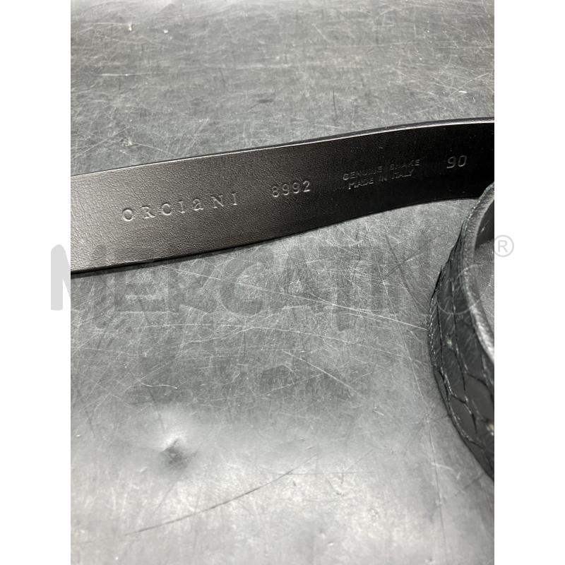 CINTURA ORCIANI DIAMOND SNAKE NE  | Mercatino dell'Usato Roma eur 4