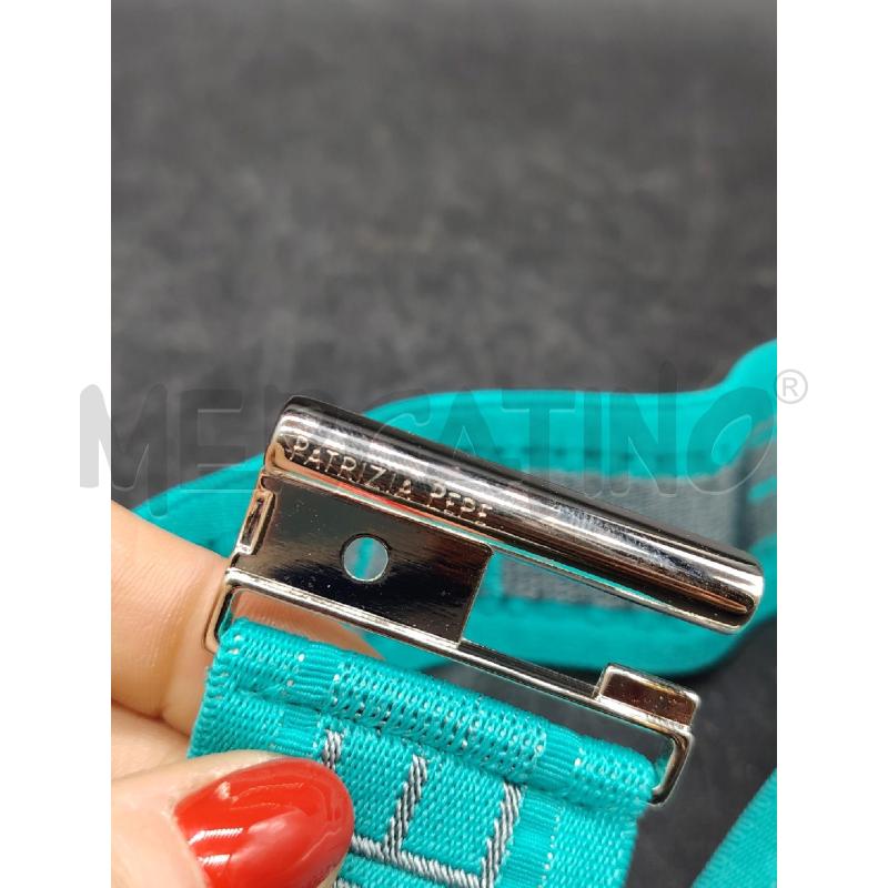 CINTURA PATRIZIA PEPE ELASTICA VER ACQUA | Mercatino dell'Usato Roma eur 2
