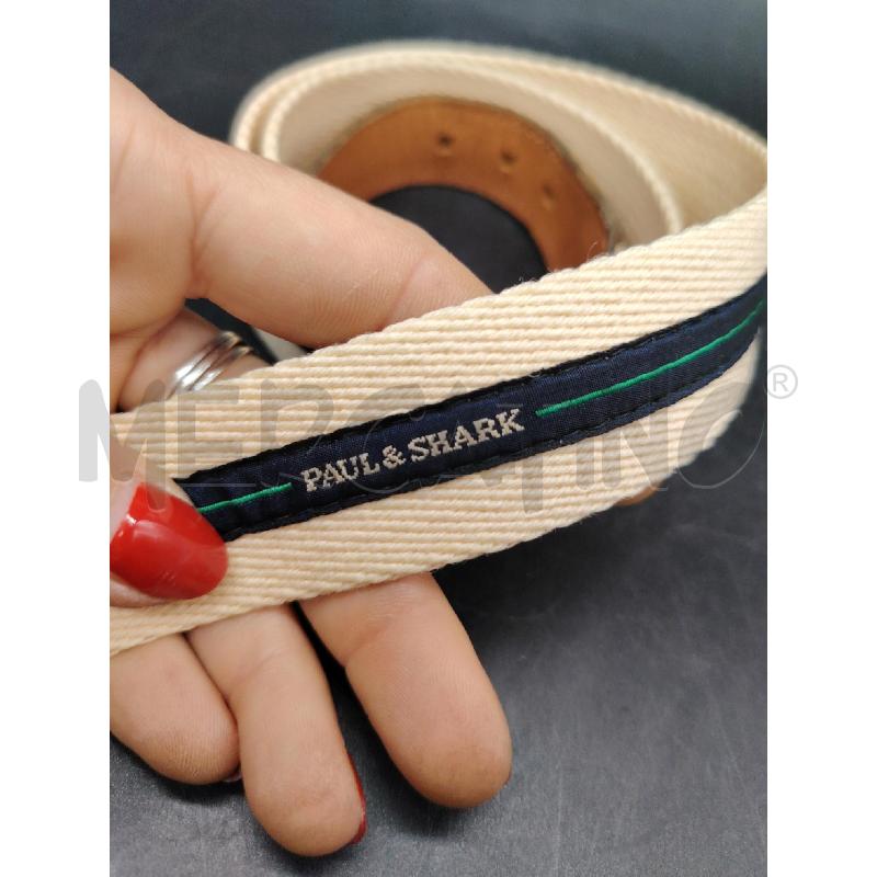 CINTURA PAUL&SHARK BEI TESSUTO FIBBIA DOR | Mercatino dell'Usato Roma eur 2