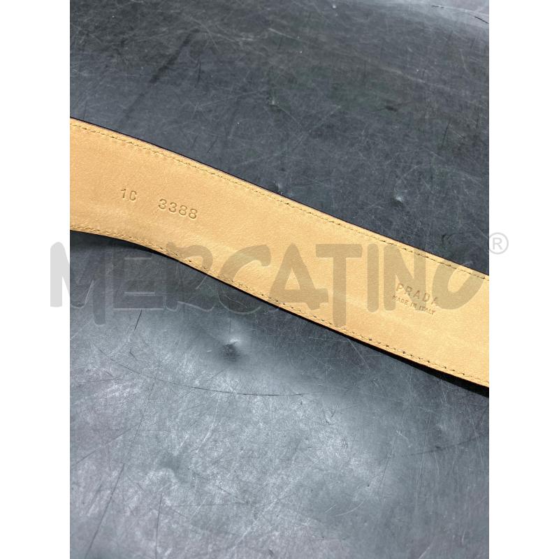 CINTURA PRADA PELLE MART MARR 3388 | Mercatino dell'Usato Roma eur 3