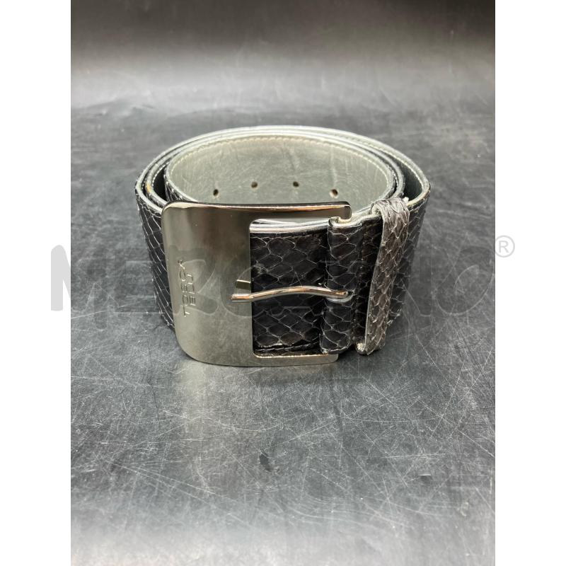 CINTURA TOSCA BLU COCCONE FIBBIA MET | Mercatino dell'Usato Roma eur 1