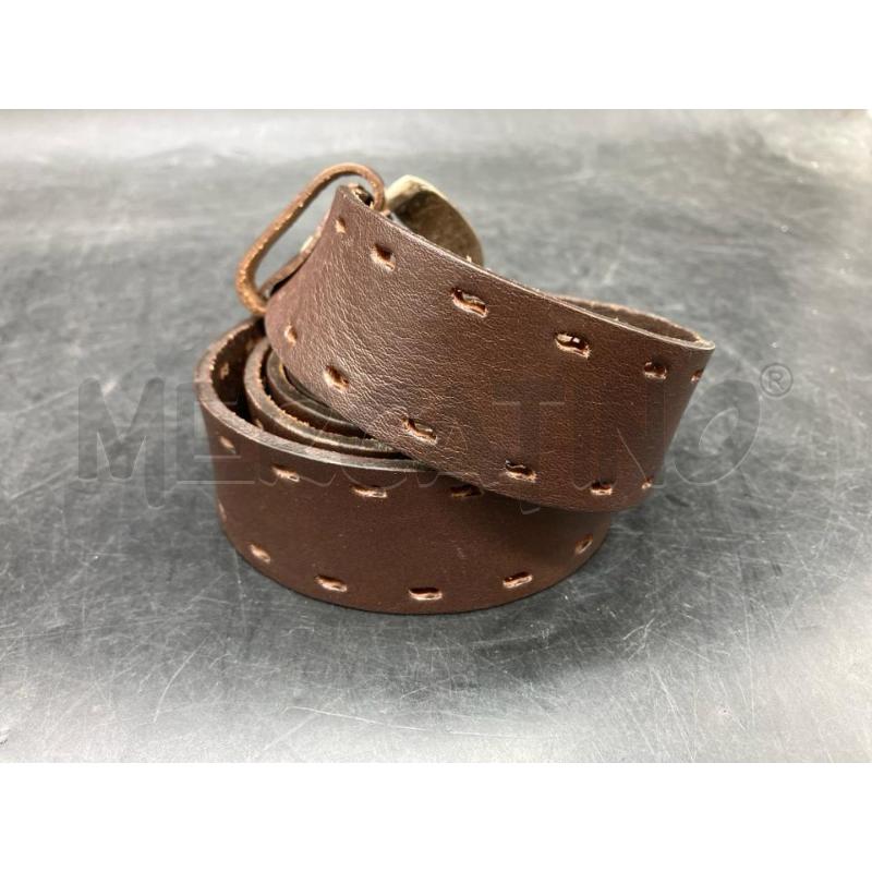 CINTURA TWOWAY CUOIO FIBBIA ARG AZZ | Mercatino dell'Usato Roma eur 2