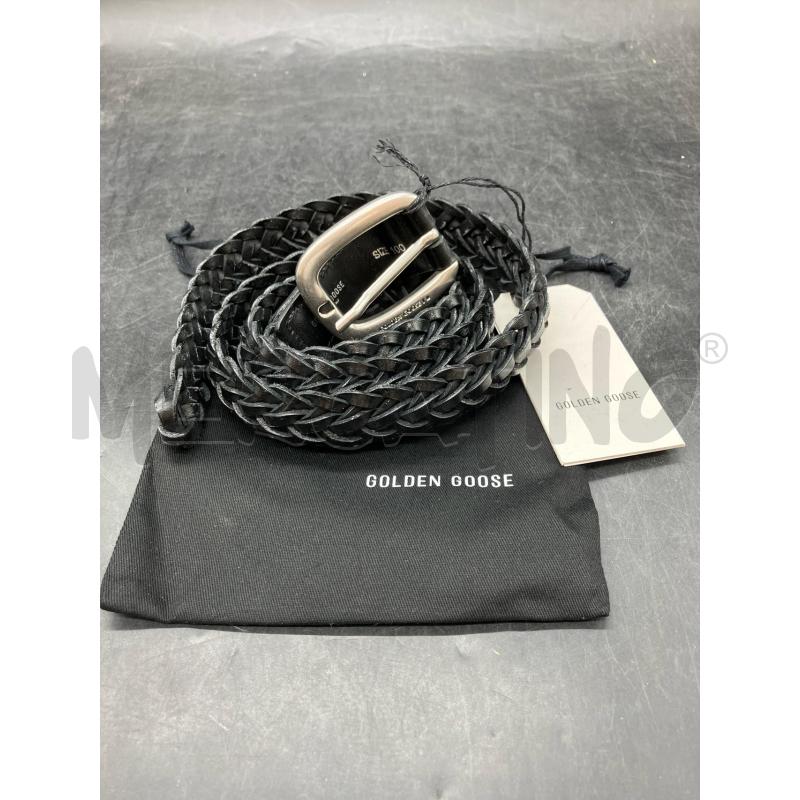 CINTURA U GOLDEN GOOSE NE PELLE INTRECCIATA | Mercatino dell'Usato Roma eur 1
