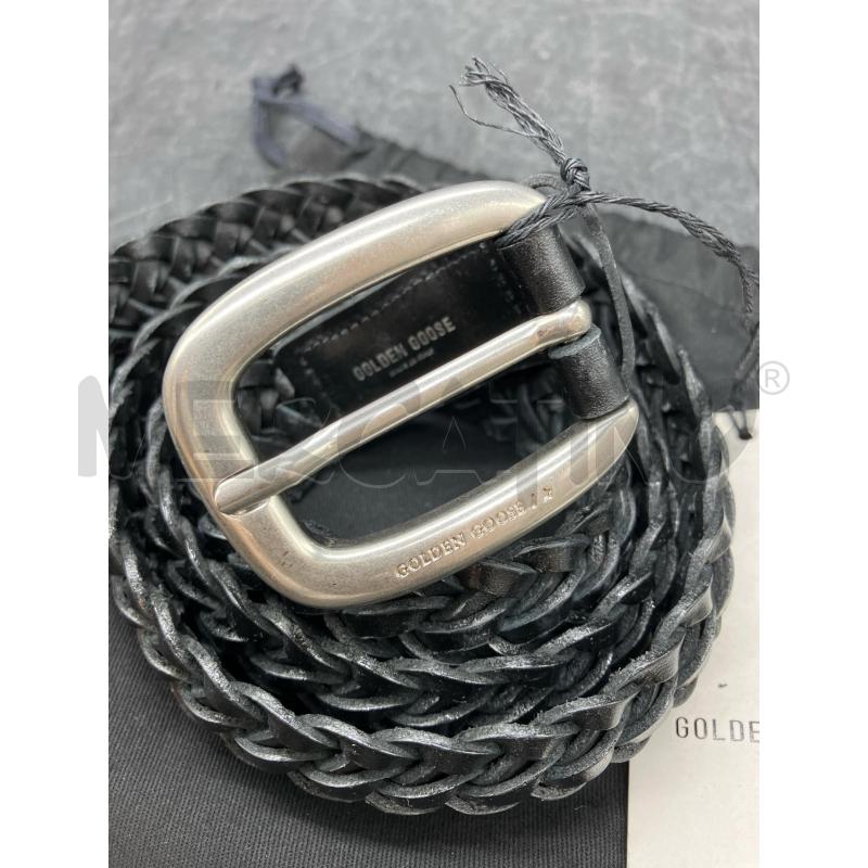 CINTURA U GOLDEN GOOSE NE PELLE INTRECCIATA | Mercatino dell'Usato Roma eur 2