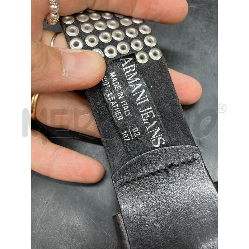 CINTURA  ARMANI JEANS BORCHIE | Mercatino dell'Usato Roma eur 3