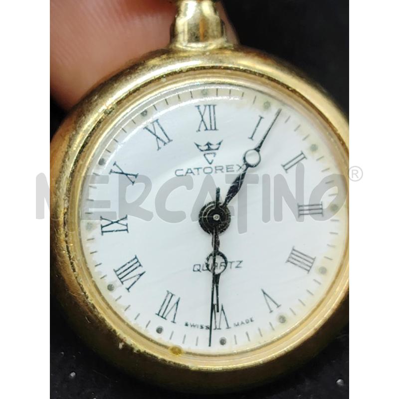 CIONDOLO CATOREX OROLOGIO PLACC CAVALLI  | Mercatino dell'Usato Roma eur 3