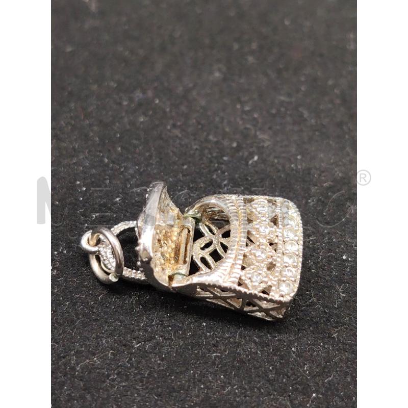 CIONDOLO FUSION BORSETTA STRASS | Mercatino dell'Usato Roma eur 2