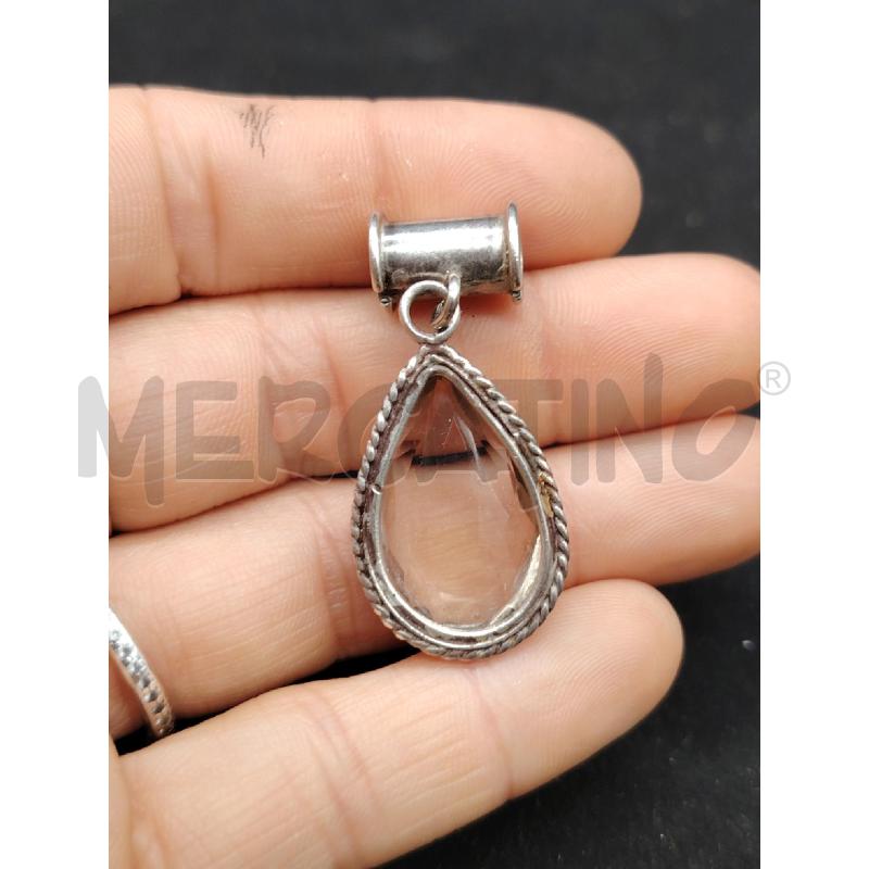 CIONDOLO FUSION GOCCIA TRASP | Mercatino dell'Usato Roma eur 2