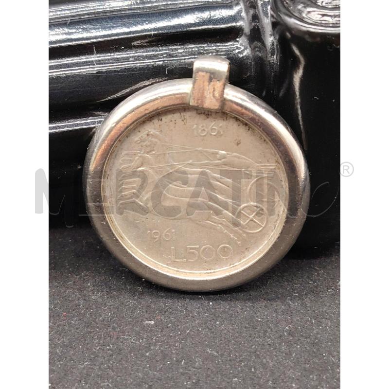 CIONDOLO FUSION MONETA 500 LIRE | Mercatino dell'Usato Roma eur 2